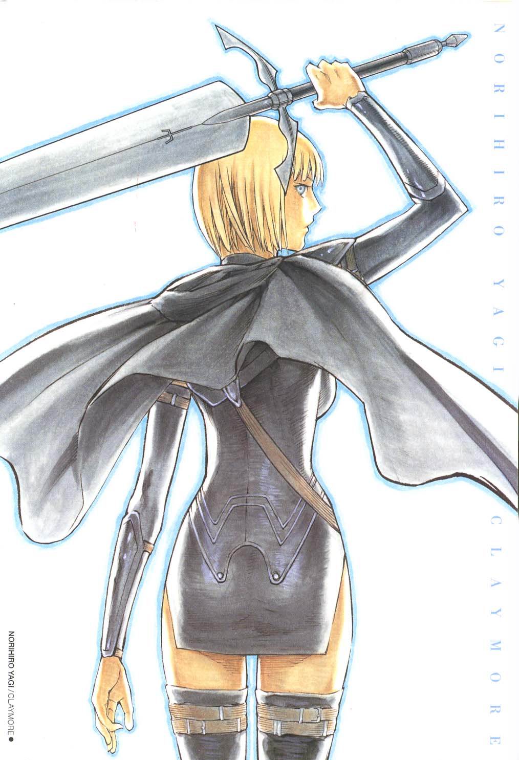 Yagi Norihiro Claymore Clare Sword Thighhighs Yande Re